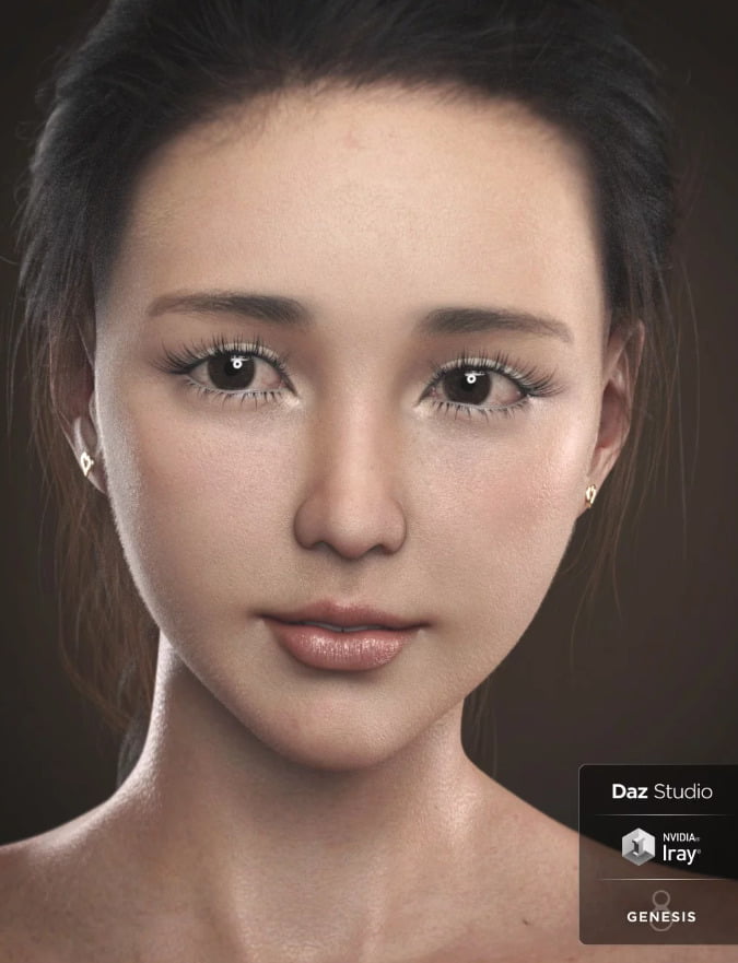 Grace Yong and Grace Yong Hair for Genesis 8 Female(s)