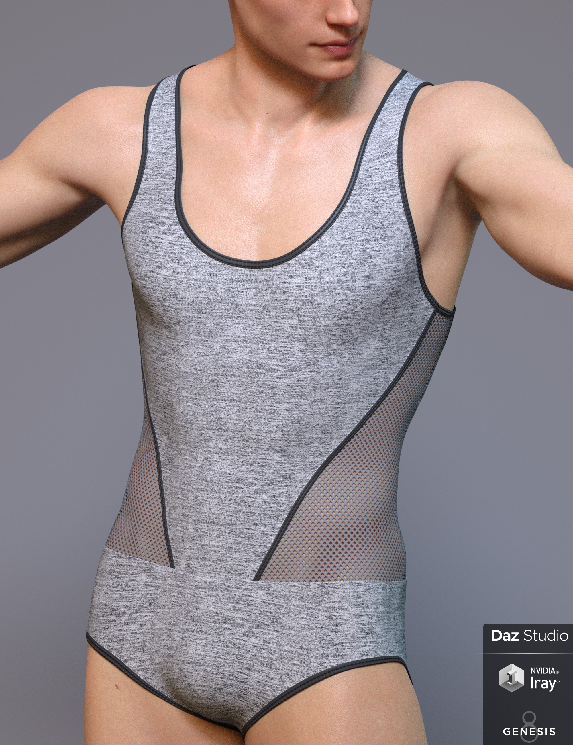 Sports Jump Suit for Genesis 8 Male(s)