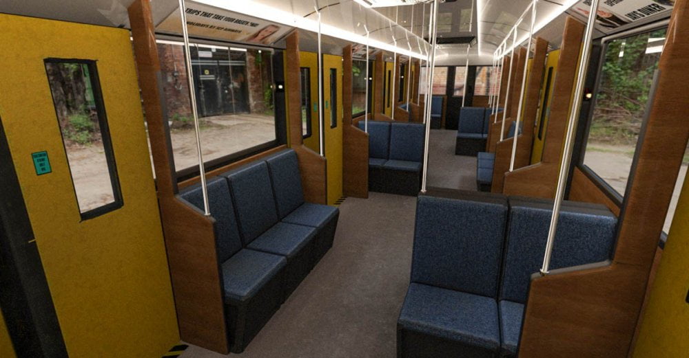 Subway Train For Iray