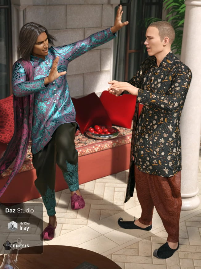 Traditional Eastern Outfit Textures