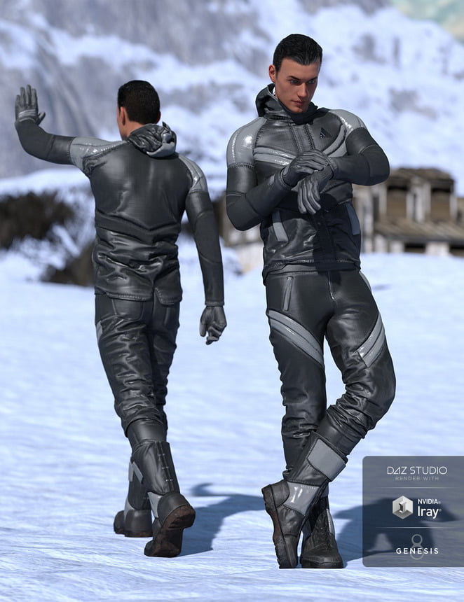 Winter Clothing for Genesis 8 Male(s)
