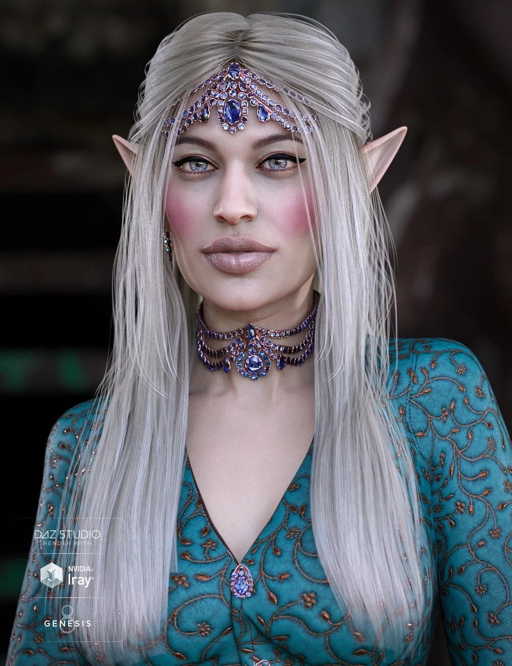 Arwen Hair for Genesis 8 Females ⋆ Freebies Daz 3D