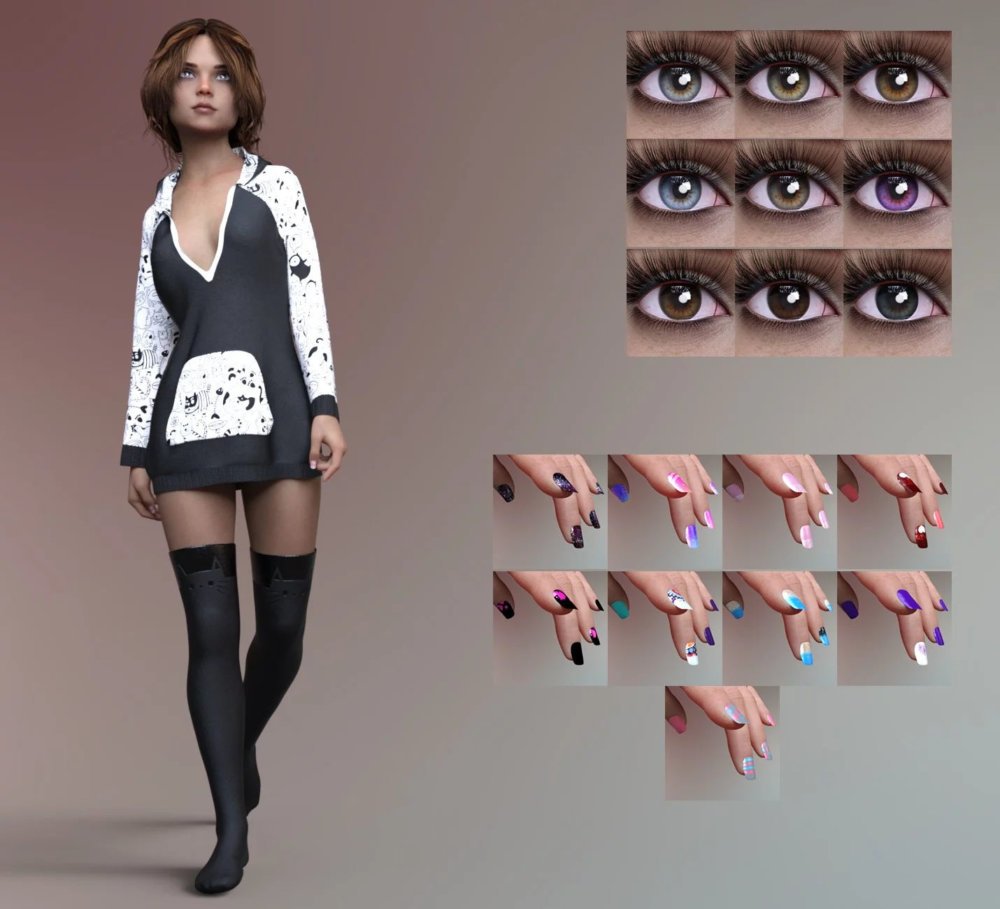 Carolina HD for Genesis 8 Female