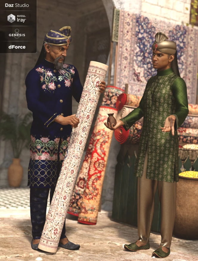 dForce Bollywood Groom Textures