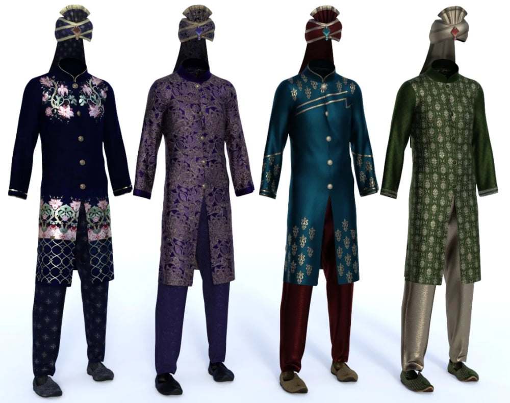 dForce Bollywood Groom Textures