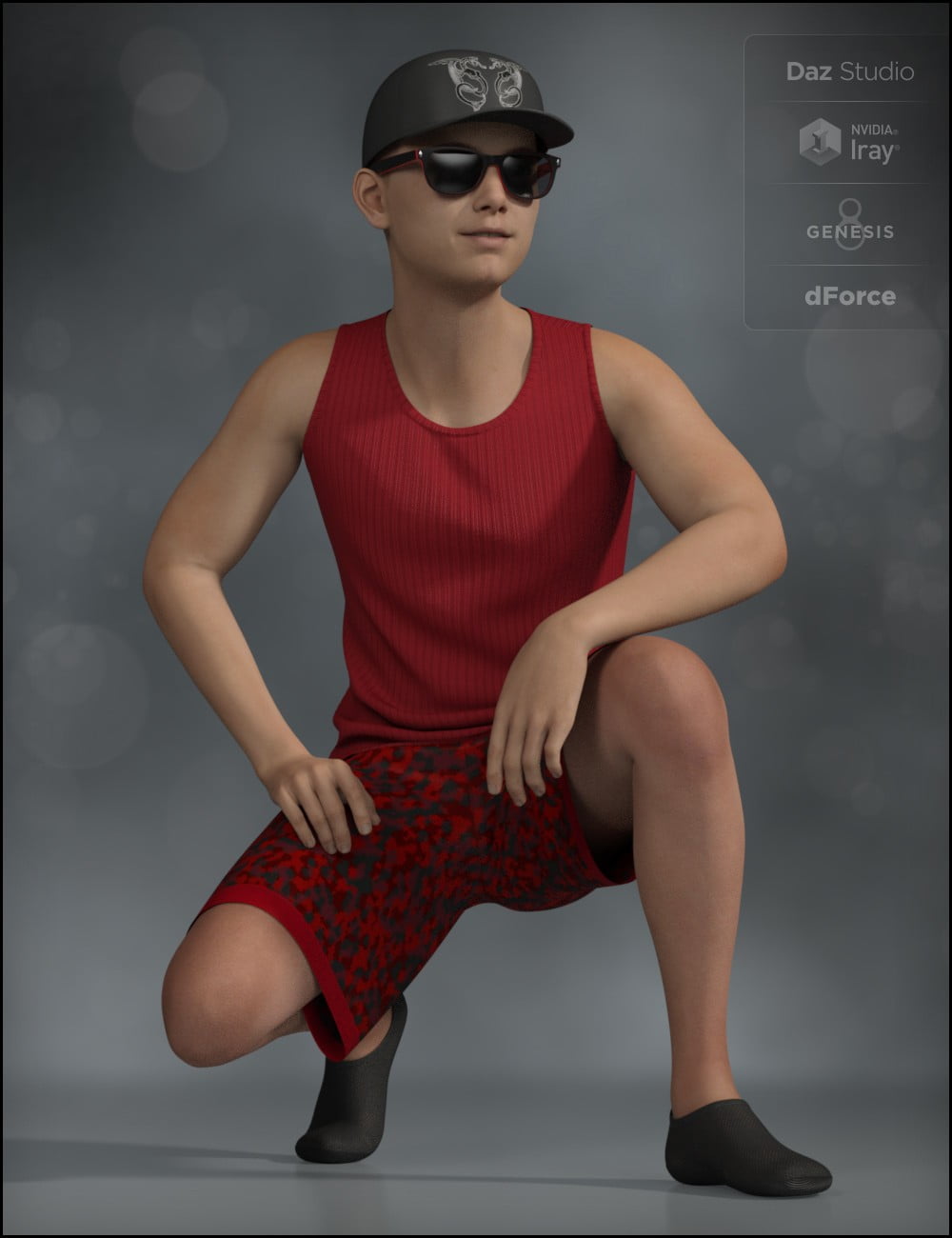 dForce Boys in the Sun Outfit for Genesis 8 Male(s)