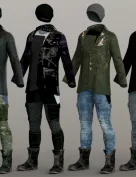 dForce Hot Shot Outfit Textures