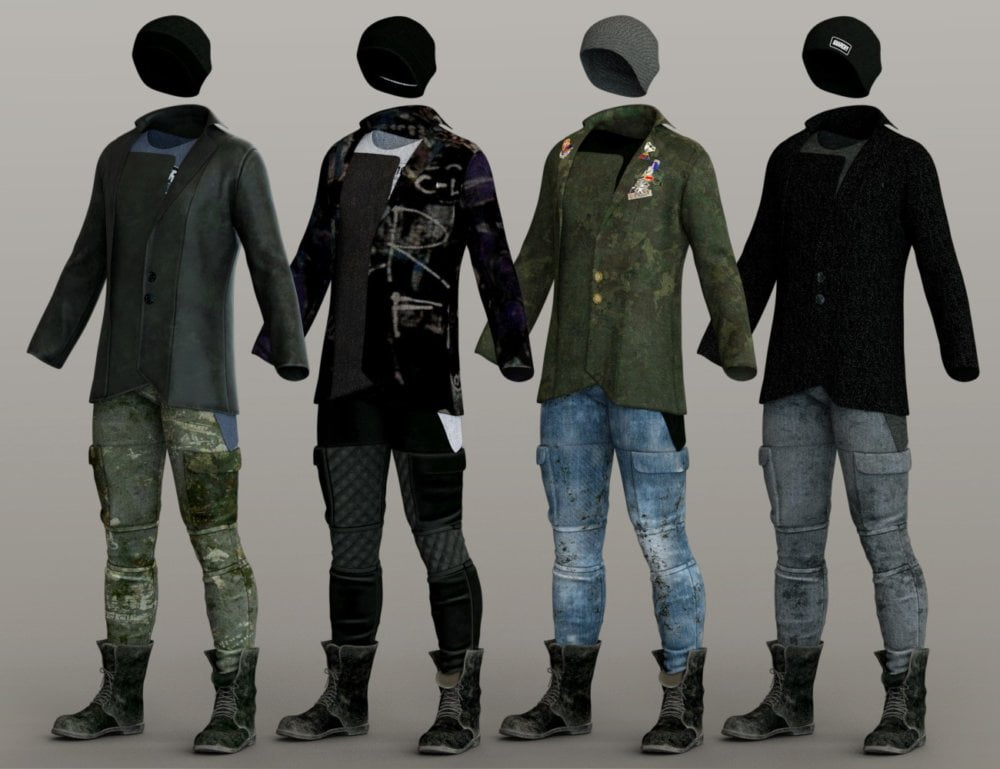 dForce Hot Shot Outfit Textures