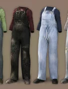 dForce Overalls Outfit Textures