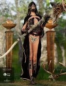 dforce Order of the Huntress The Acolyte Outfit for Genesis 8 Female(s)