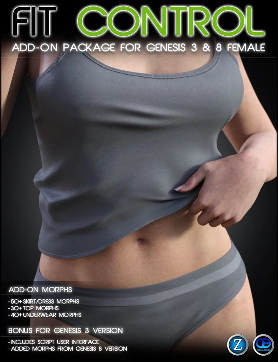 Fit Control Add-On for Genesis 3 & 8 Female