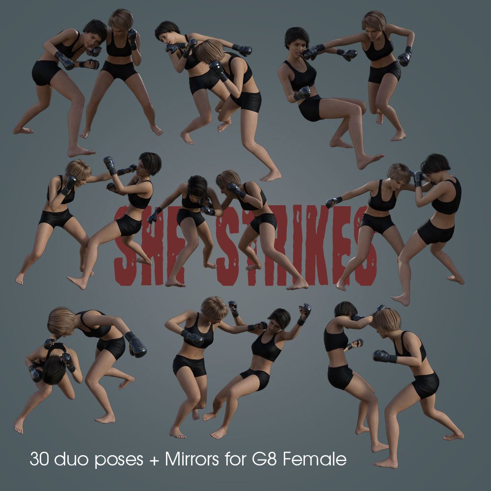 SHE STRIKES! for Genesis 8 Female