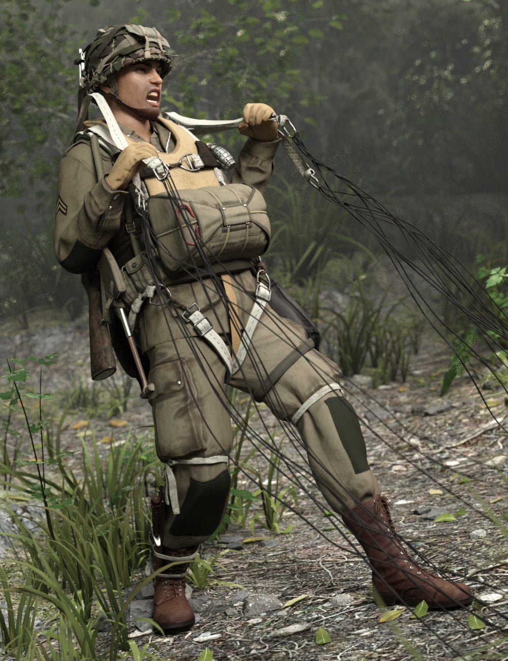 US WW2 Uniform Paratrooper Expansion