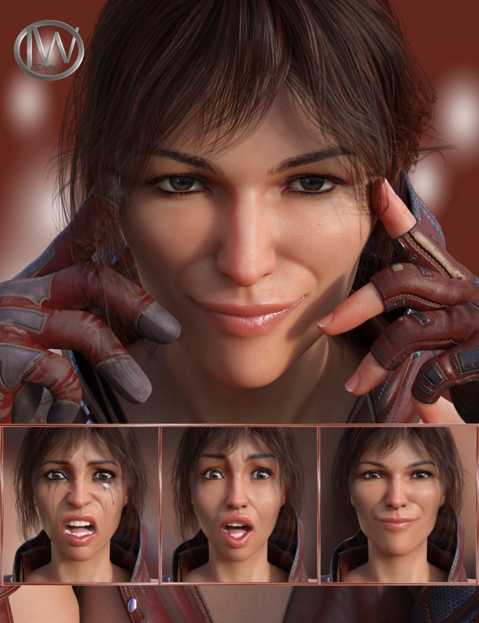 Strong Will - Expressions for Genesis 8 Female(s)