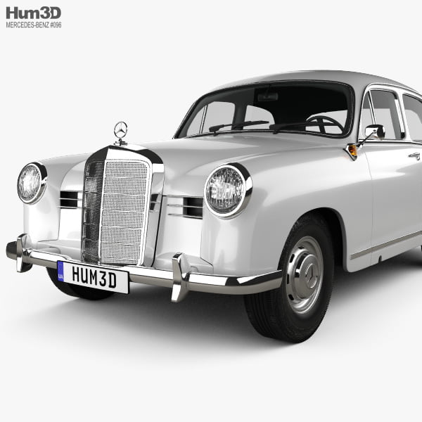 Mercedes-Benz Ponton 180 W120 1953 3D Model