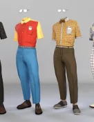 Nerdy Guy Outfit Textures