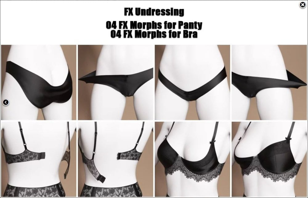 Tessa Lingerie for Genesis 8 Female(s)