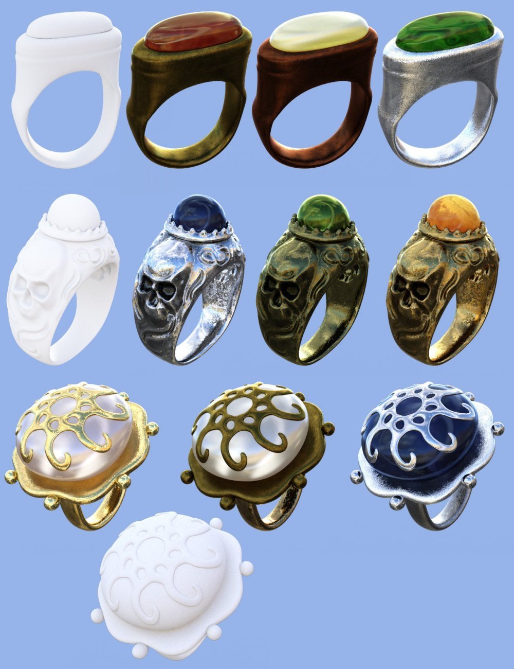 Fantasy Rings for Genesis 3