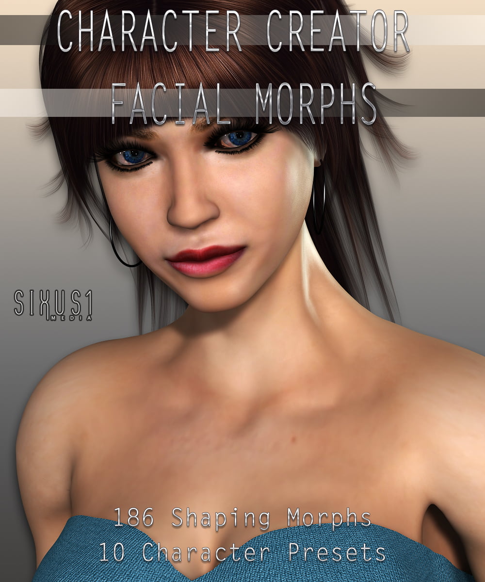 S1M Scarlet: Character Creators Facial Morphs