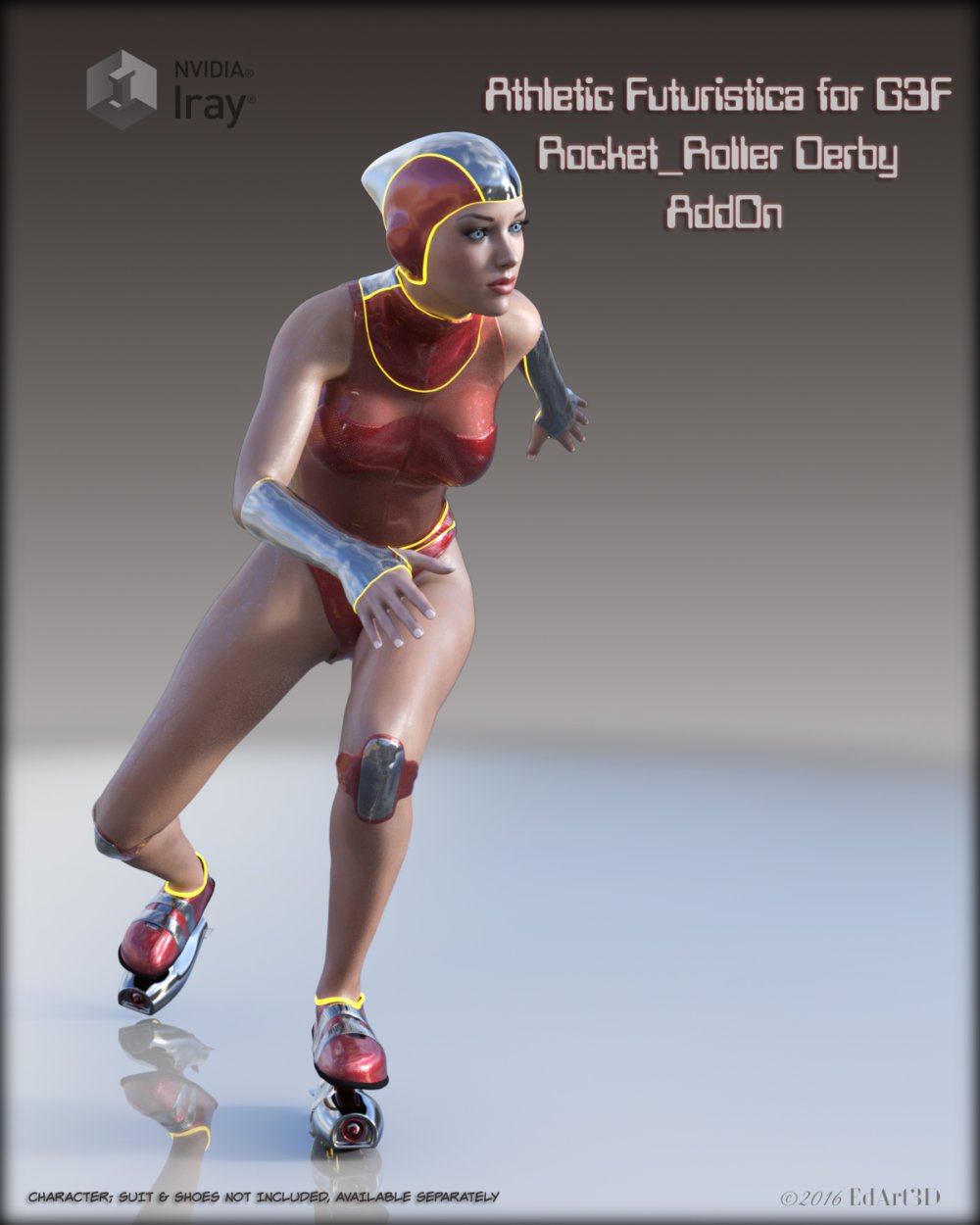 Athletic Futuristica for G3F - Rocket_Roller Derby AddOn