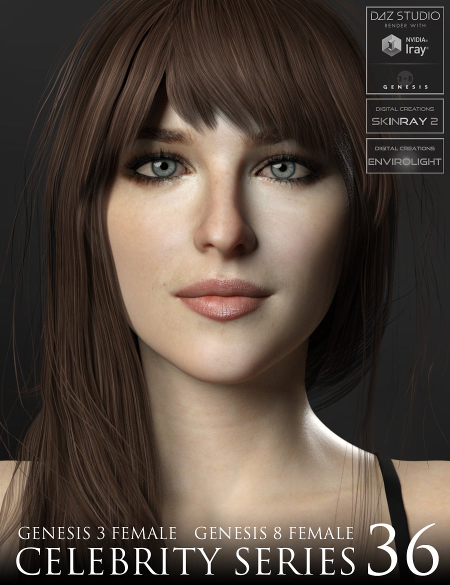 Celebrity Series 36 for Genesis 3 and Genesis 8 Female