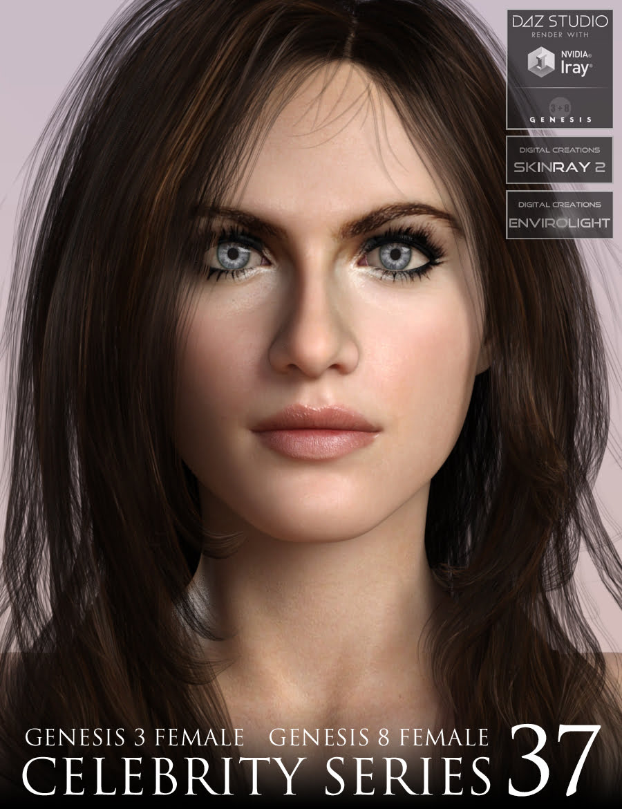 Celebrity Series 37 for Genesis 3 and Genesis 8 Female