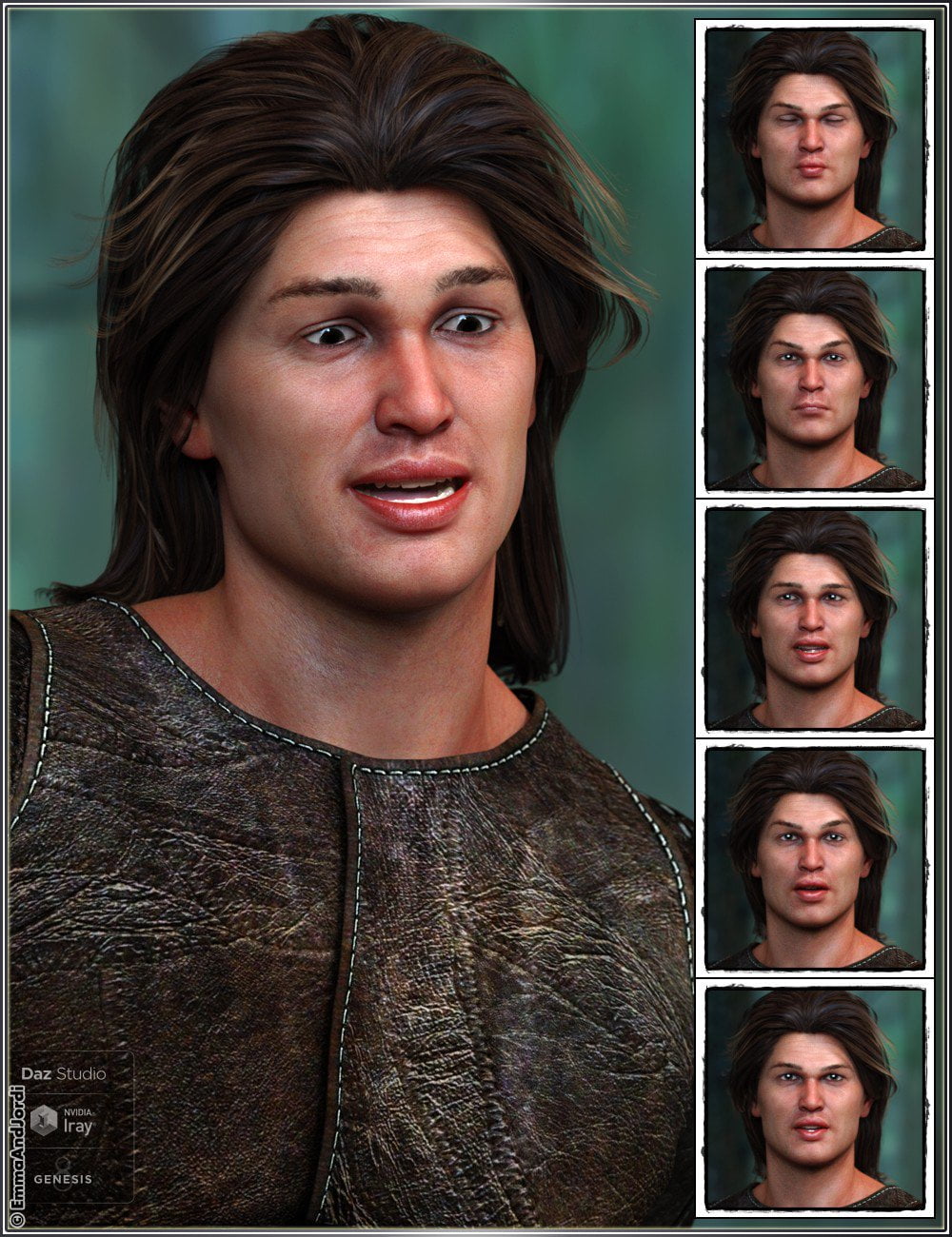Mixable Expressions for Elios 8 and Genesis 8 Male(s)