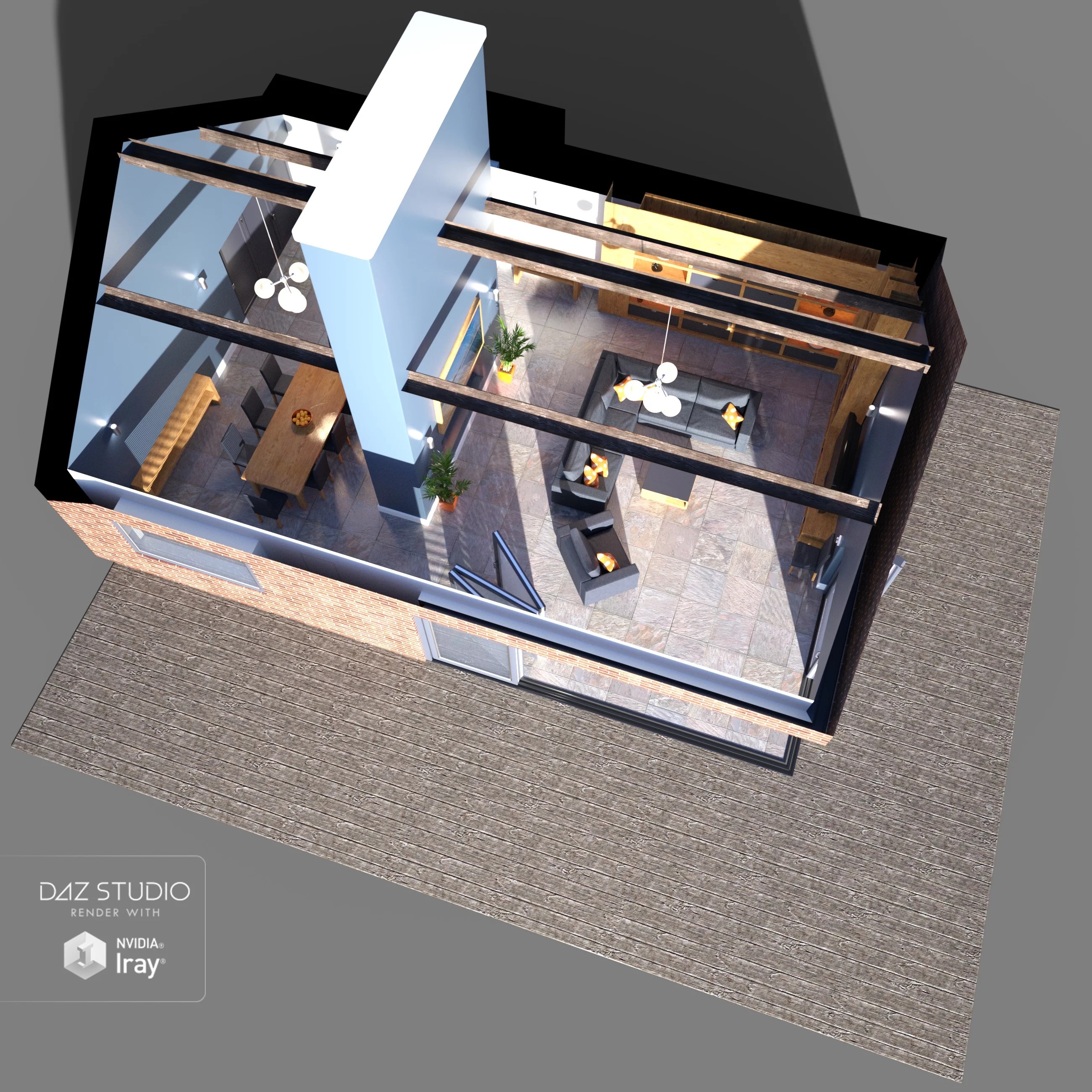 Modern Barn Conversion Interior