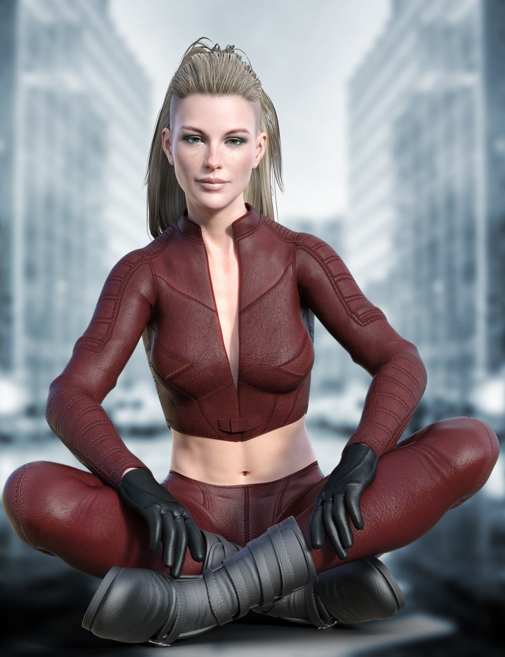 X-Fashion Justice Outfit for Genesis 8 Female(s)