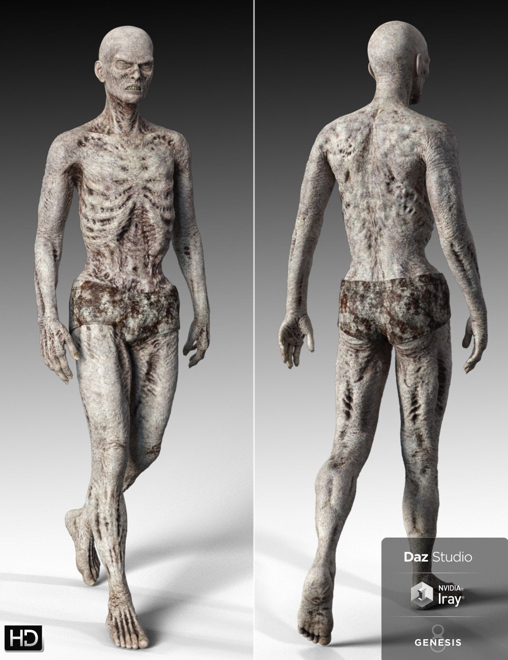 Ultimate Zombie HD for Genesis 8 Male