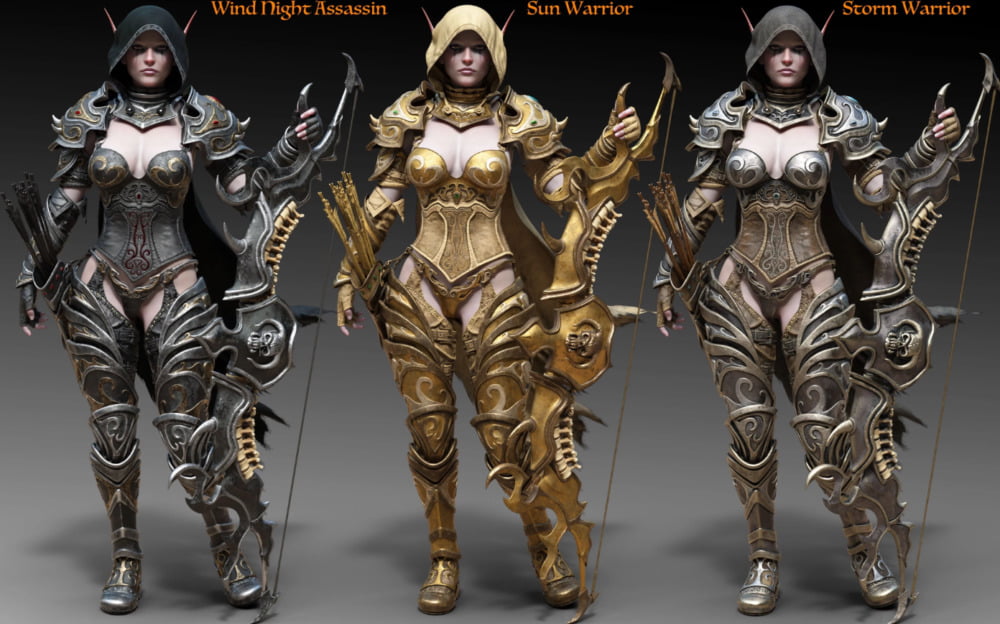 Wind Warrior Outfit Textures