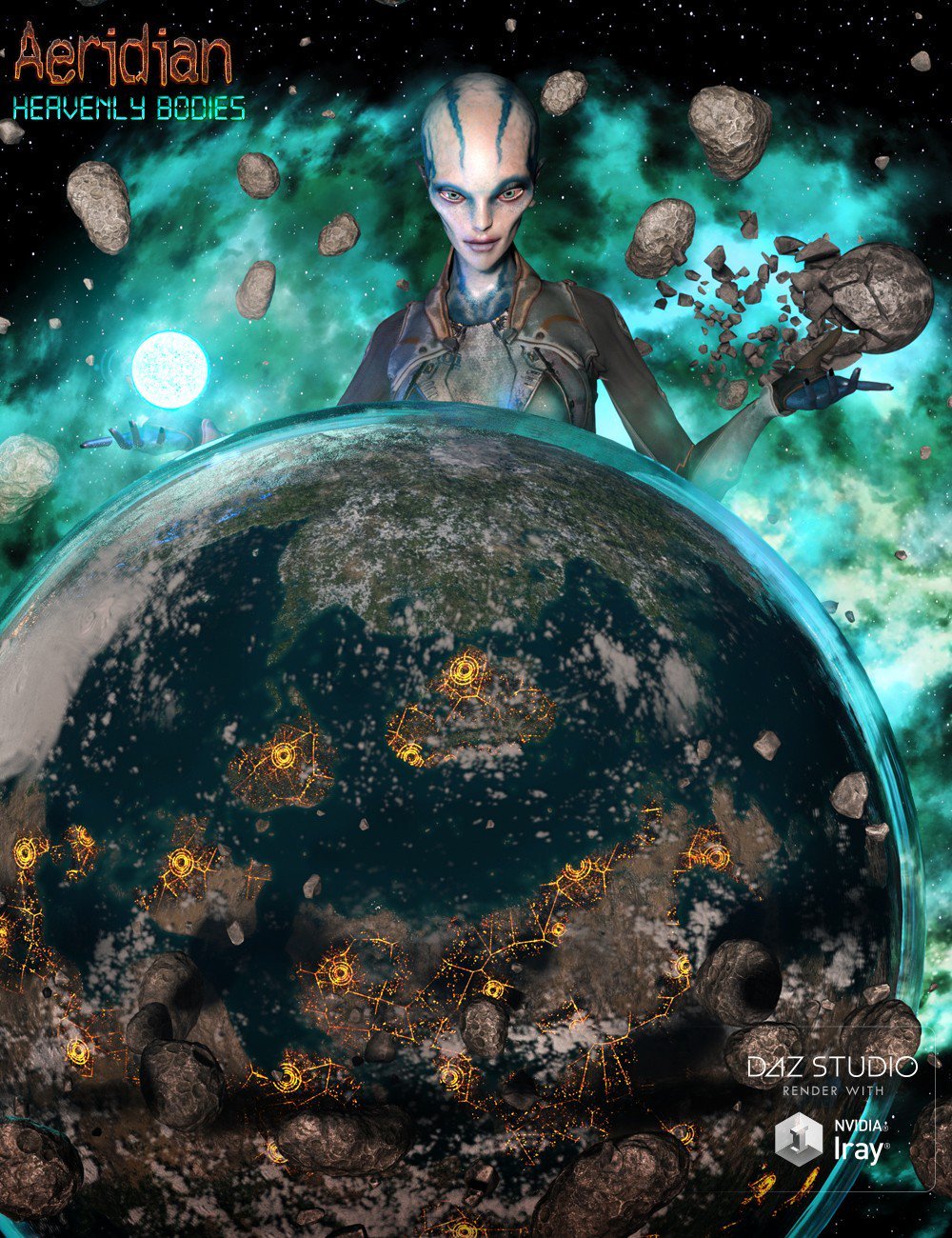 Aeridian Heavenly Bodies, Planets and Asteroids