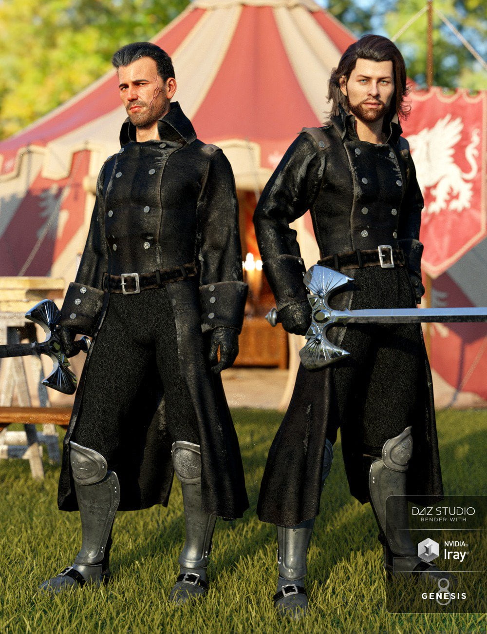 dForce Adventurer Knight for Genesis 8 Male(s)