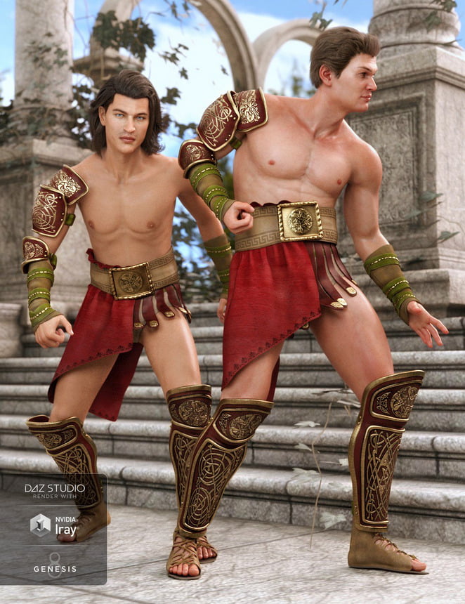 dForce Aries Outfit for Genesis 8 Male(s)