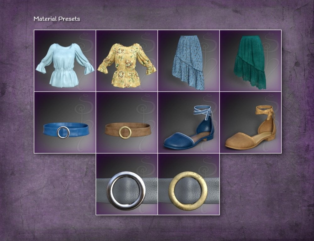 dForce Collection 03 - Boho Outfit for Genesis 8 Female(s)