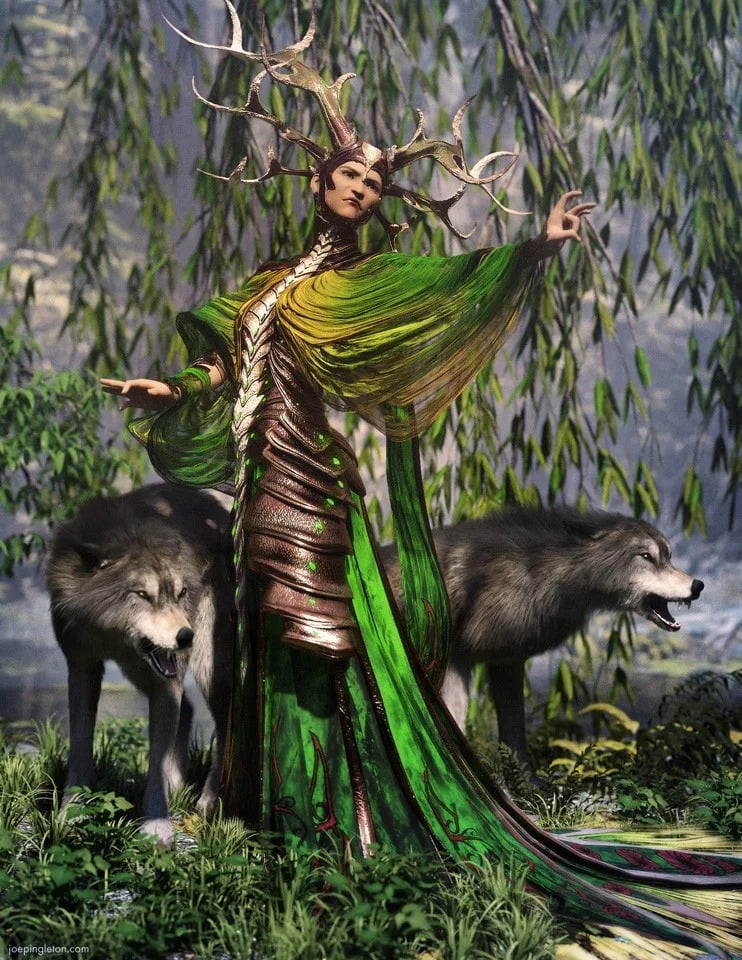 dForce Dragon Empress Outfit Addon for Genesis 8 Female(s)