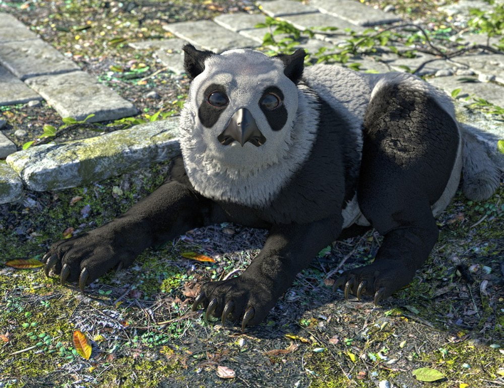 dForce Oso Lechuza for DAZ Dog 8