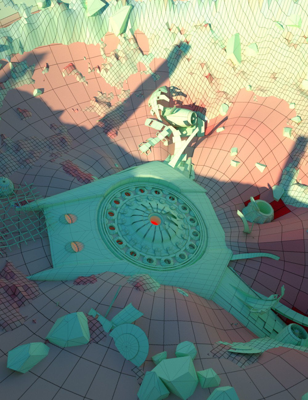 Meteor and Ship Crash Site