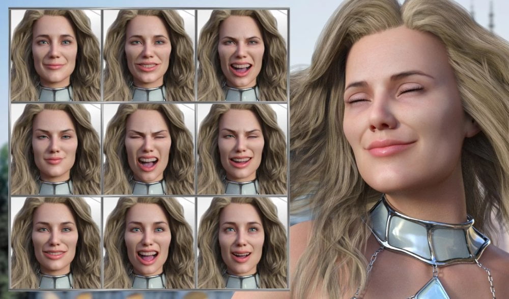 Perfect Goddess - Expressions for Genesis 8 Female and Ellithia 8