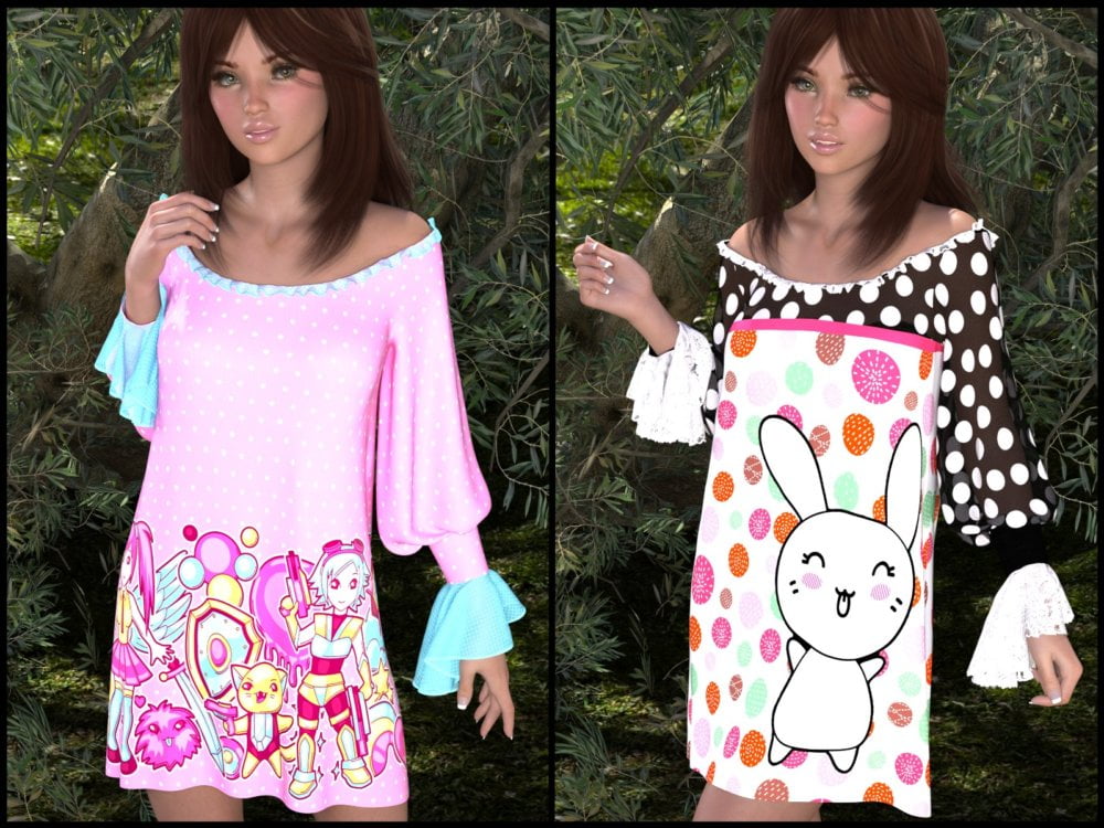 7th Ave: dForce - Summer Shift Dress for G8F