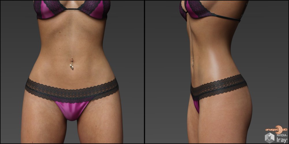 Hips,Waist&Stomach Morphs for G8F Vol 1