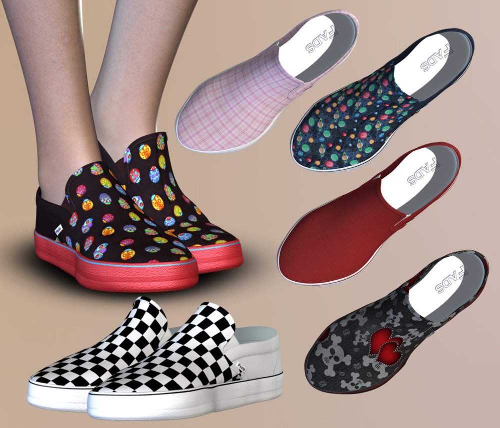 FADS Slip Ons for La Femme and Poser 11