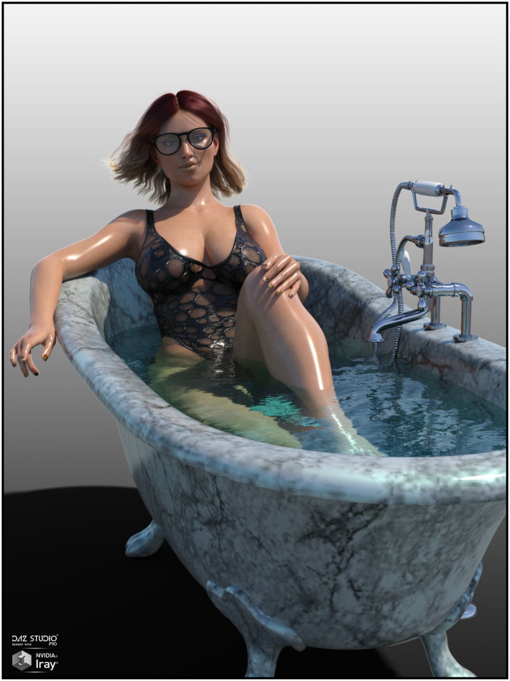 dForce UltraFine Swimsuit for Genesis 8 Females