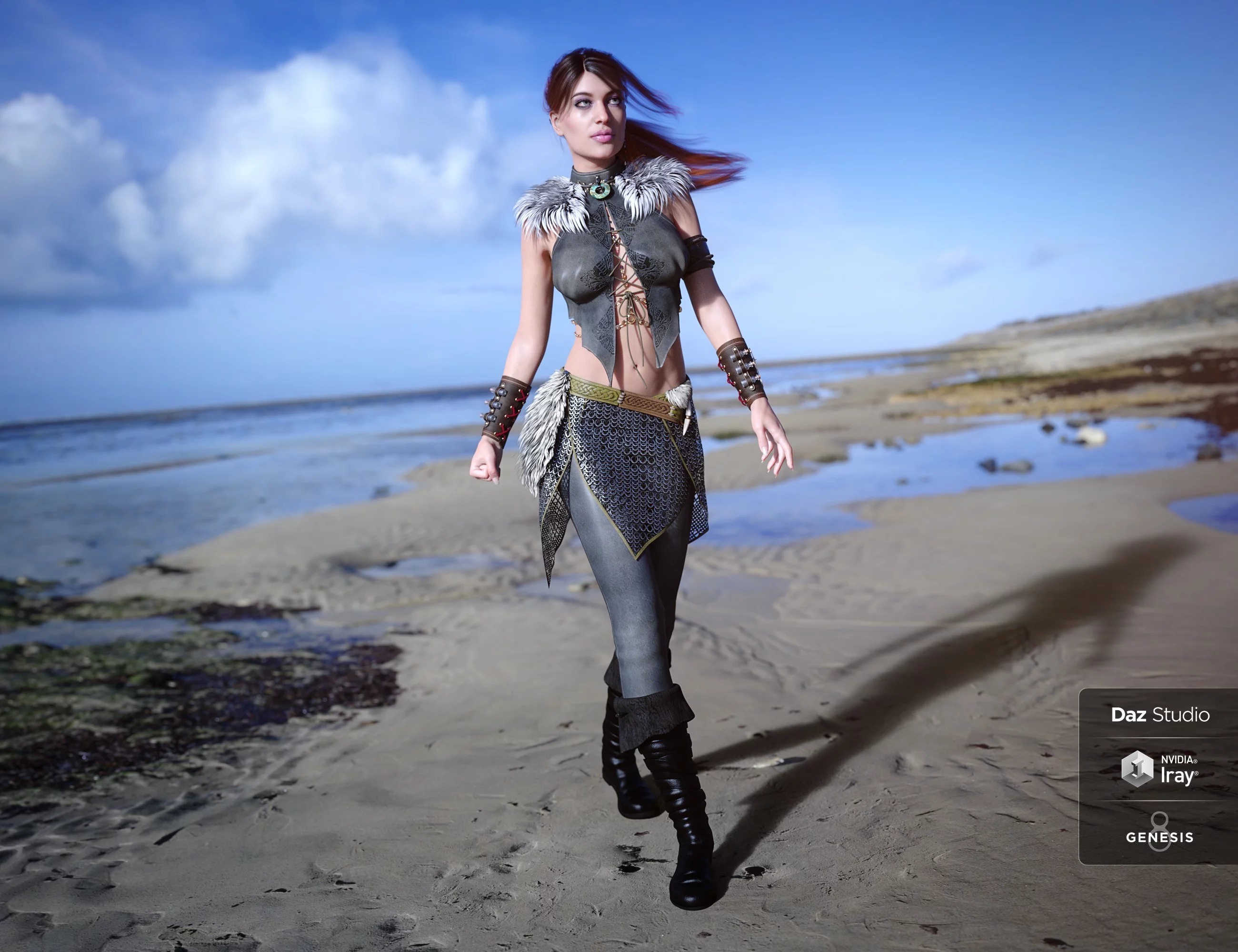 UltraHD IRAY HDRI With DOF - Winter Beaches