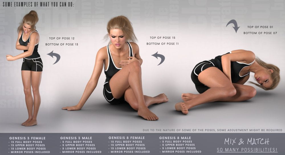 Z Utility Hurt and Wounded for Genesis 3 and 8