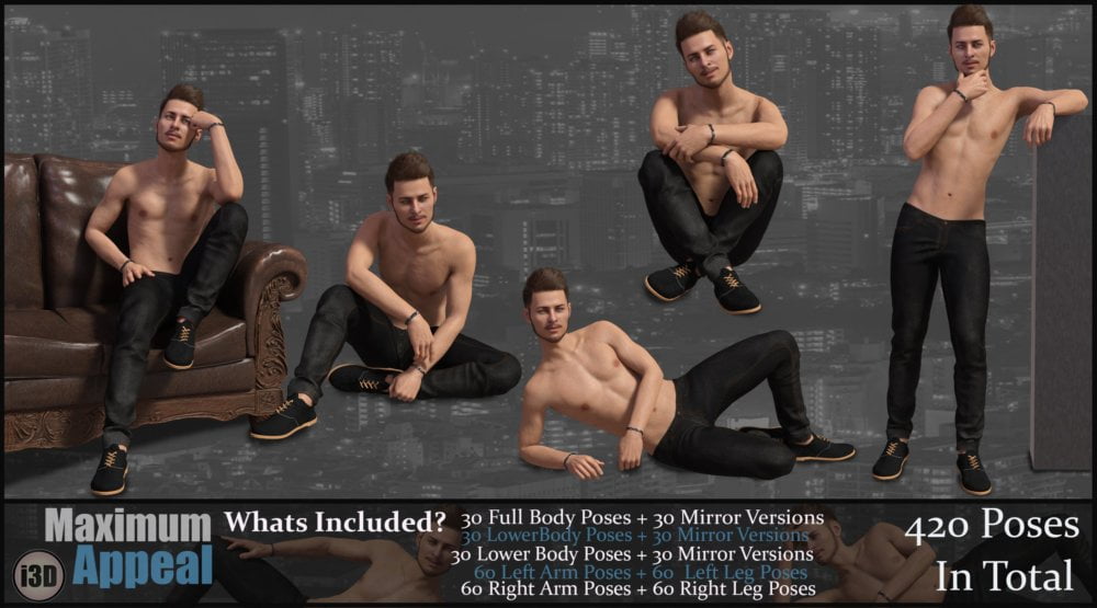 i3D Max Appeal For Genesis 8 Male