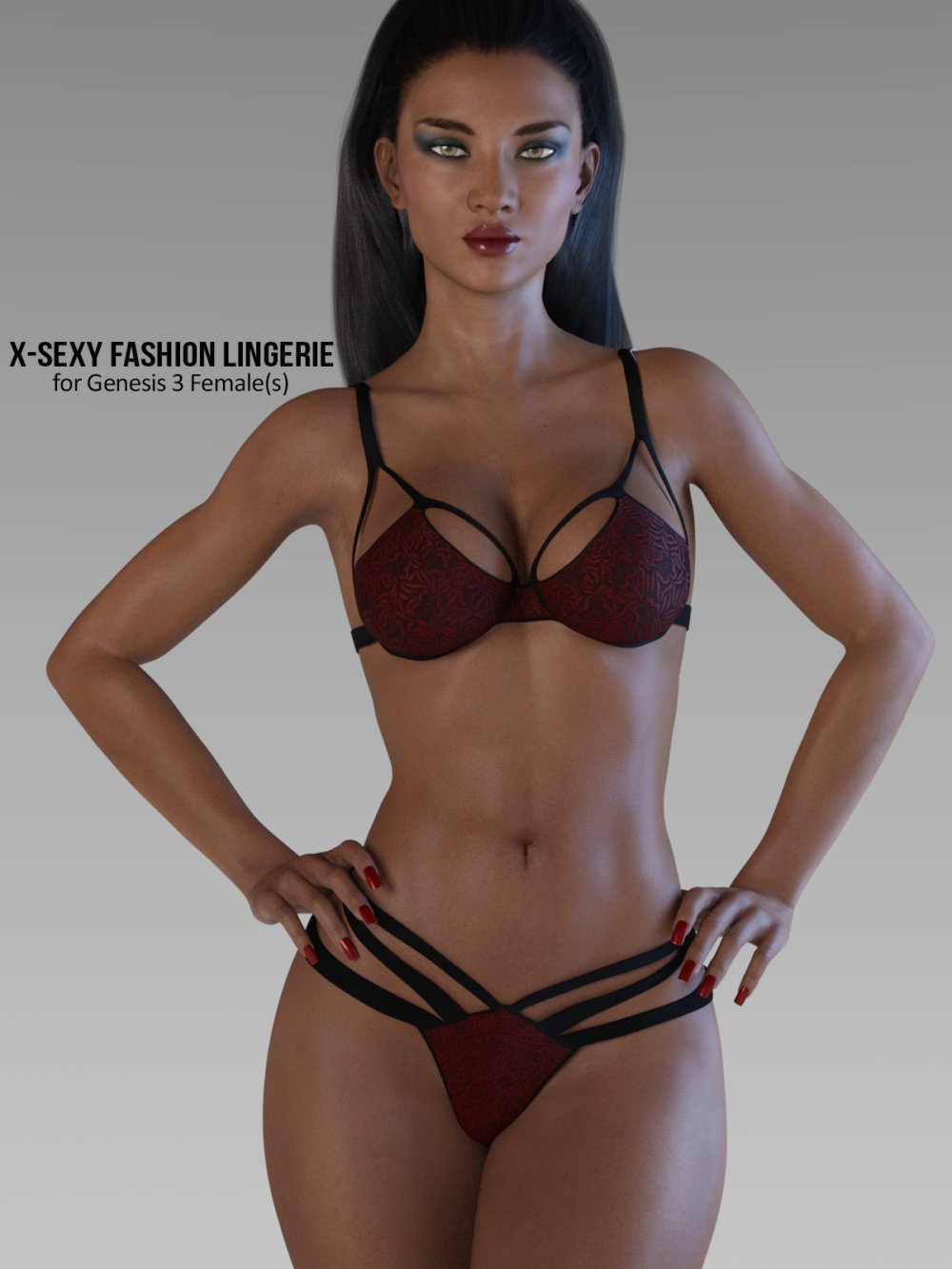 X-Sexy Fashion Lingerie for Genesis 3 Female(s)