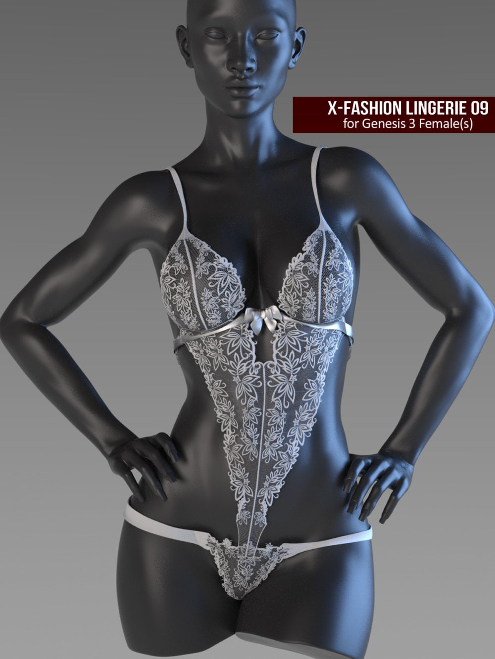 X-Fashion Lingerie 9 for Genesis 3 Females