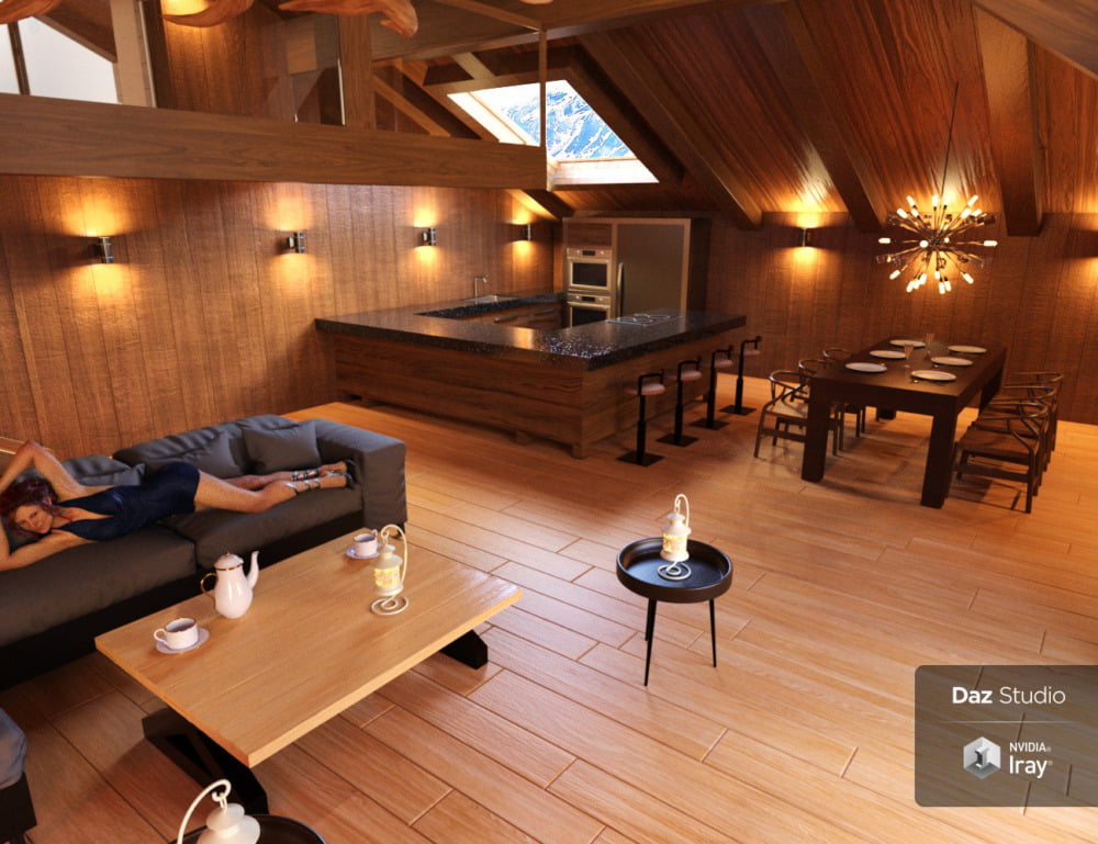 Chalet Living Room