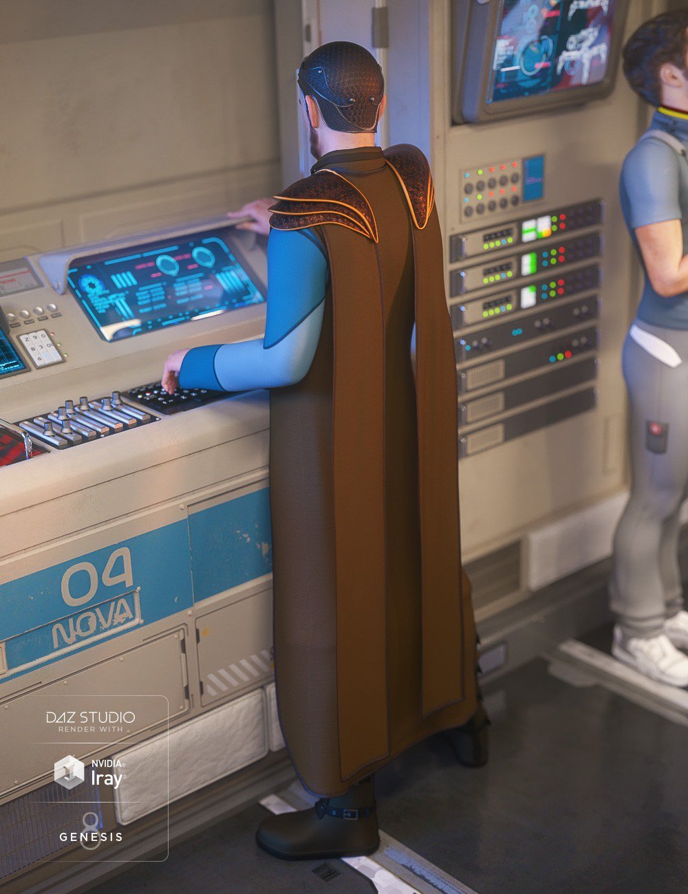 dForce GIS Commander for Genesis 8 Male(s)